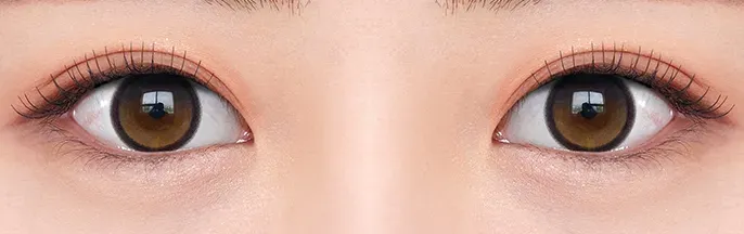 Olens Big Glowy Mocha Brown 摩卡棕隱眼實戴 - 展現立體大眼水光感