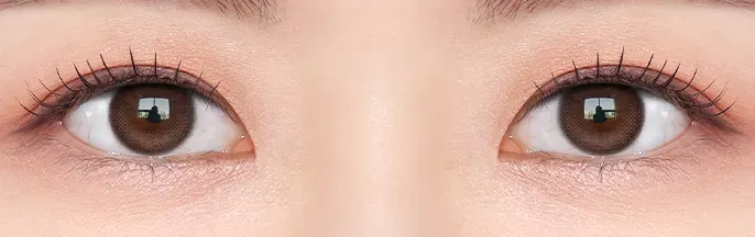 OLENS Big Glowy Natural Mocha Brown - 13.6mm 大直徑柔霧摩卡，打造韓系知性水光眼神