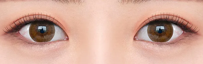 OLENS Bigsome Brown - 13.8mm 超大直徑暖棕色月拋，極致放大感鎖邊設計，打造無辜狗狗眼