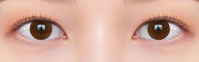 OLENS Chuing Brown - 13.5mm 焦糖亮棕月拋，明亮系棕色設計，完美適配淺髮色與活潑妝容