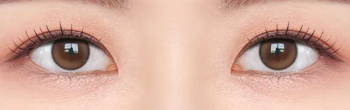 OLENS Double Tint Brown 棕色月拋隱形眼鏡 - NewJeans 代言雙高光系列