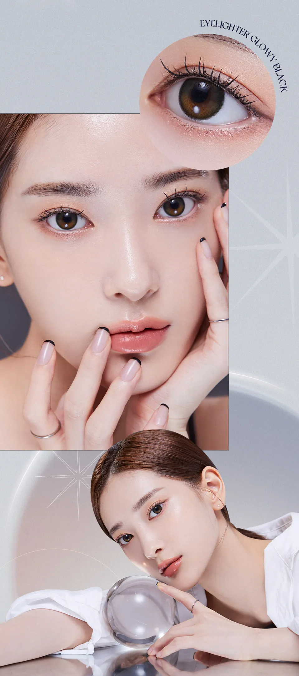 Olens Eyelighter Glowy Black 月拋隱形眼鏡配戴舒適度說明