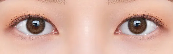 OLENS Eyeteen Brown - 12.8mm 極小直徑琥珀亮棕月拋,實現高顯色且自然的輕混血感