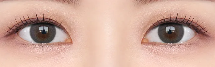 OLENS Falling Gray - 13.5mm 迷霧灰月拋，結合溫柔放大效果與清冷灰色調，營造空靈眼神