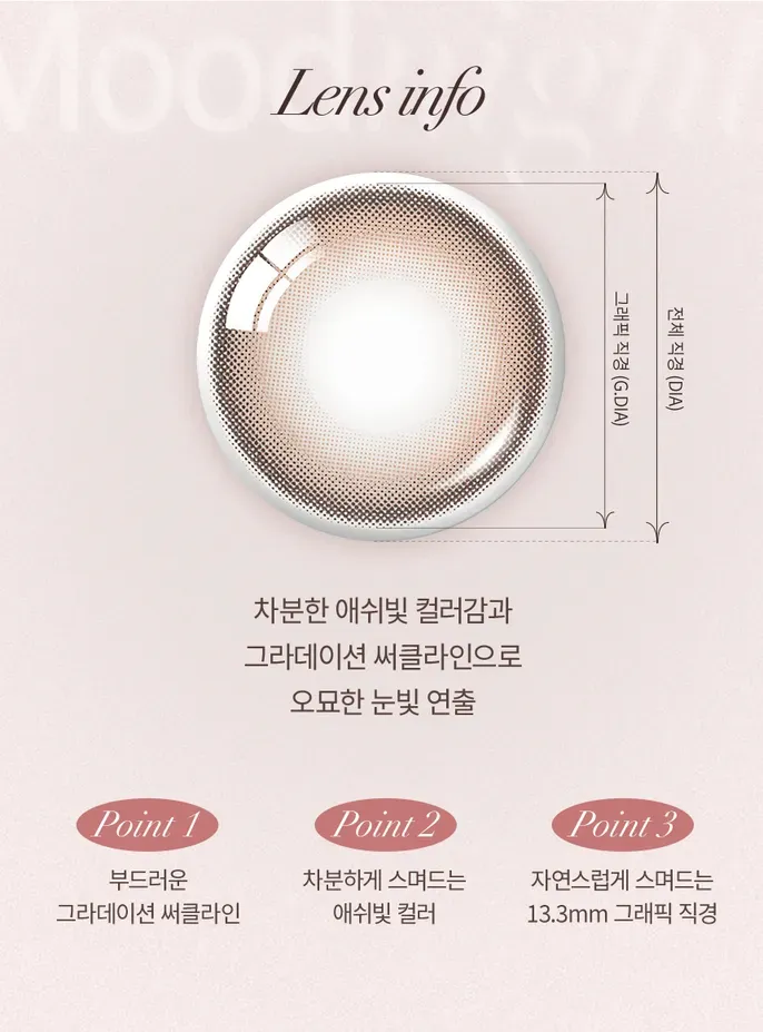 OLENS Mood Night Brown 雙眼實戴對比 - 呈現自然卻深邃的層次感