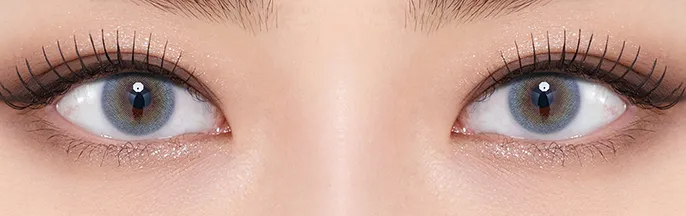 OLENS Russian Velvet Blue 藍色月拋 - 12.7mm 無邊框設計，打造如精靈般清透神祕的夢幻混血眼神