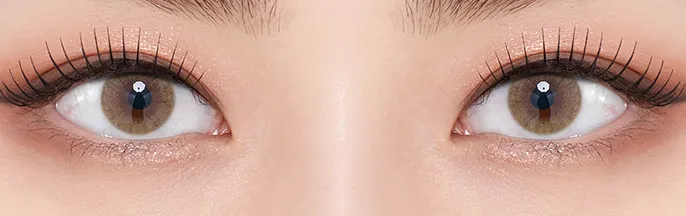 OLENS Russian Velvet Brown 棕色月拋 - 12.7mm 無邊框設計，打造璀璨琥珀金色的異域混血感眼神