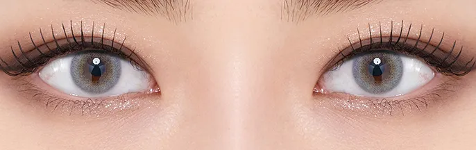 OLENS Russian Velvet Gray 灰色月拋 - 12.7mm 無邊框設計，打造極致冷豔的歐美混血感眼神