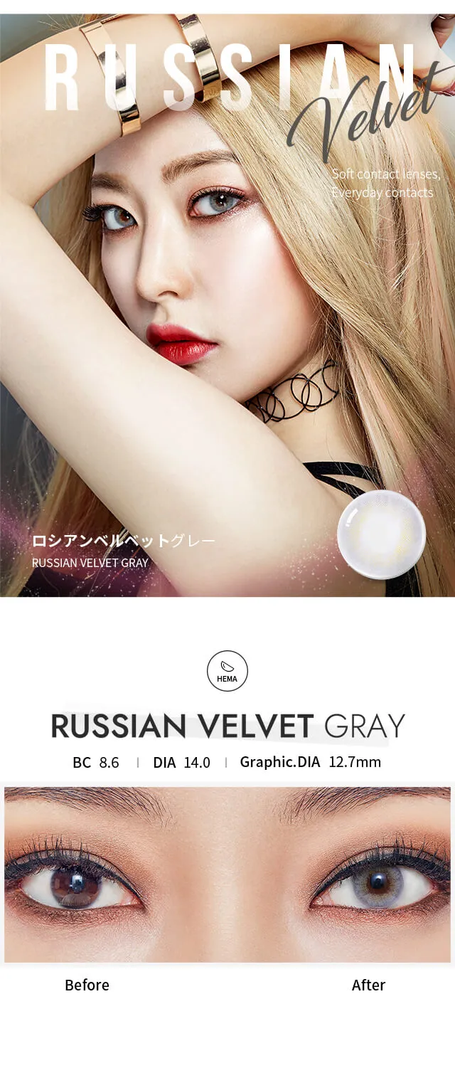 OLENS Russian Velvet Gray 鏡片構造 - 高飽和顯色層與無邊緣放射狀紋理設計