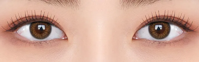 OLENS Spanish Real Brown 金棕晨曦月拋 - 11.9mm 極小直徑設計，呈現自然天生的提亮感瞳色