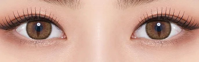 OLENS Vivi 3 Con Brown 立體金棕月拋 - 13.8mm 華麗大直徑設計，透過三色層次打造深邃立體感