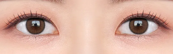 OLENS Vivi Ring 1Day Brown 20片大容量 - 打造 NewJeans 同款溫柔初戀眼神