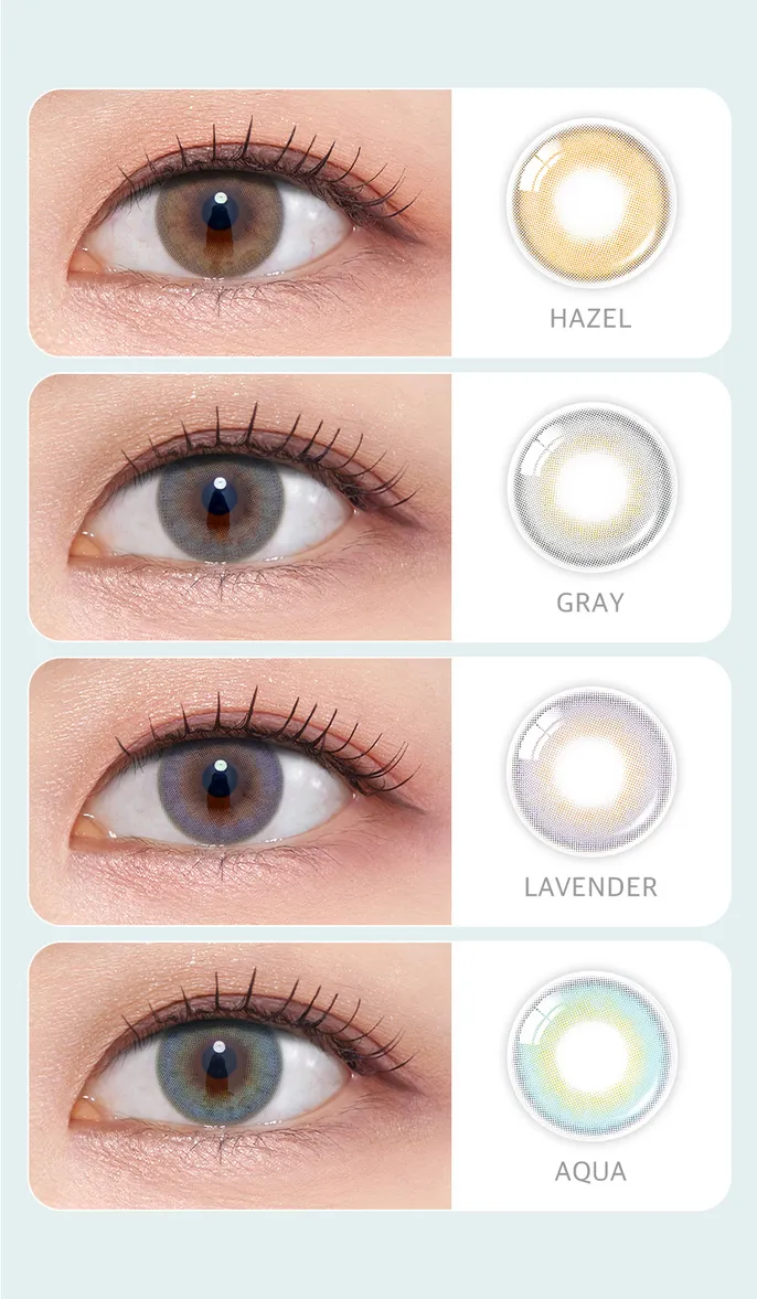 OLENS French Shine 系列產品參數 - 含水量與基弧資訊