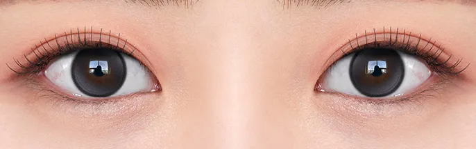 OLENS Glowy Tear Charcoal 炭灰色月拋隱形眼鏡 - NewJeans 代言清冷水光系列