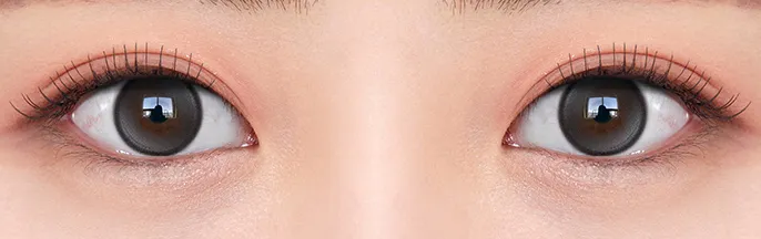 OLENS Glowy Tear Brown 焦糖暖棕月拋隱形眼鏡 - NewJeans 代言溫柔水光系列