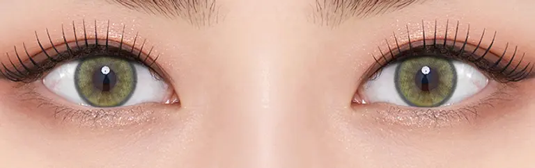 OLENS Nella Ash Olive 日拋彩色隱形眼鏡 - NewJeans 代言推薦 莫蘭迪灰霧森林眼神
