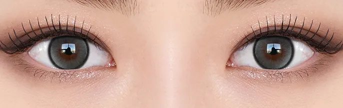 OLENS Secret Tint Gray 冰透混血灰月拋隱形眼鏡 - 高級清冷感系列