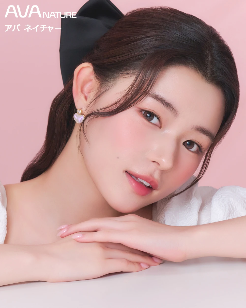Olens Glowy Brown 同款水光散光彩色隱形眼鏡 AVA NATURE 柔光棕 配戴實戴效果