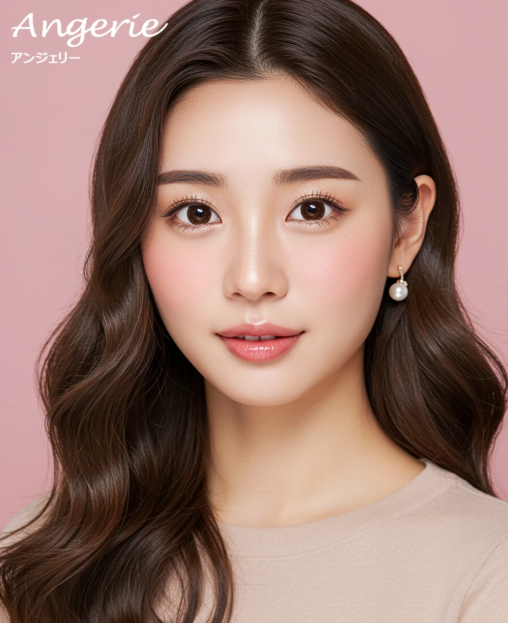 Angerie 經典巧克 散光彩色隱形眼鏡 實戴效果圖