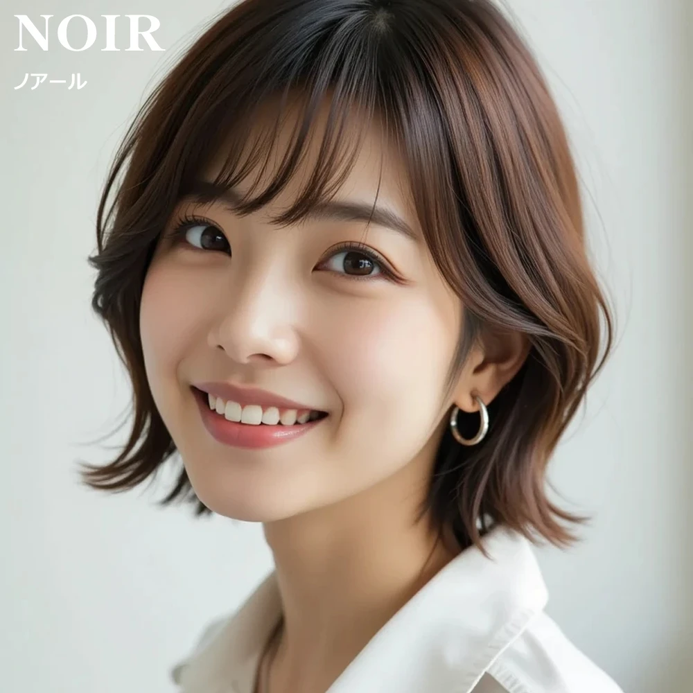 NOIR 葛蕾西巧克 散光彩色隱形眼鏡 配戴效果圖