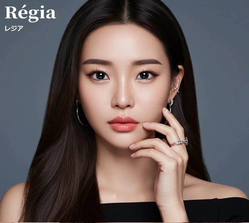 Régia 哥德灰 散光彩色隱形眼鏡 配戴效果圖