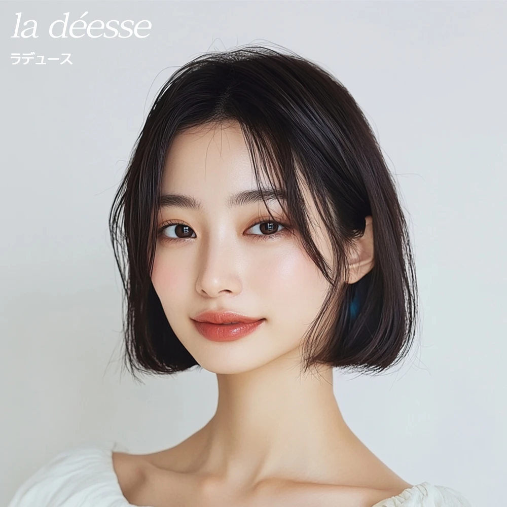 la déesse 水星琥珀棕 散光彩色隱形眼鏡 配戴效果圖
