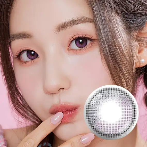 Ann365 Anreen 粉紅 紫色 美瞳隱眼 (月拋/2片)