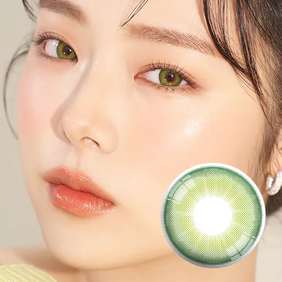 Ann365 Butter Cup 綠色 美瞳隱眼 (月拋/2片)