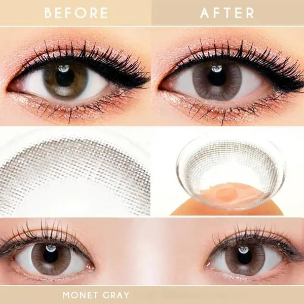 NEO-彩色散光美瞳推薦-Monet-Gray-自動定位穩定技術無視差模糊