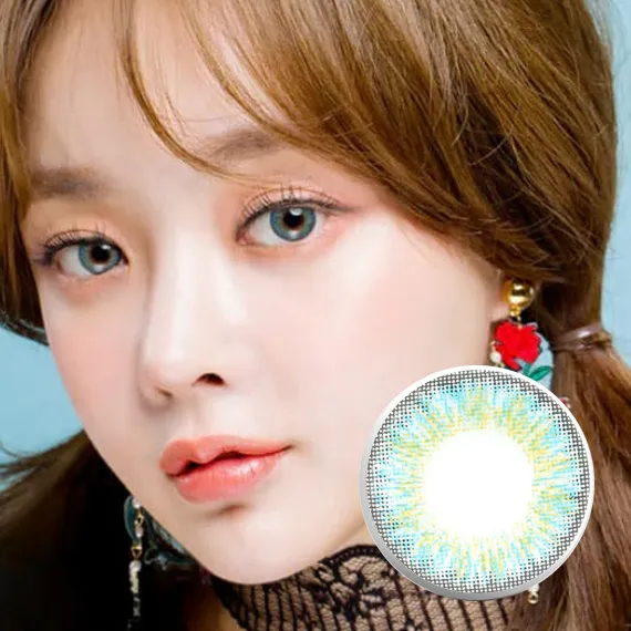 NEO-Toric-3-Tone-Blue-散光彩色隱眼-1年拋2片裝-混血藍實戴效果