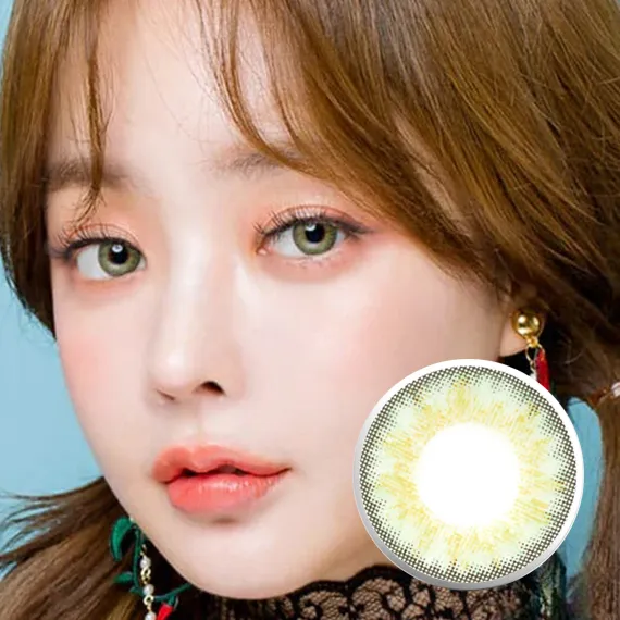 NEO-Toric-3-Tone-Green-散光彩色隱眼-1年拋2片裝-森林綠實戴效果