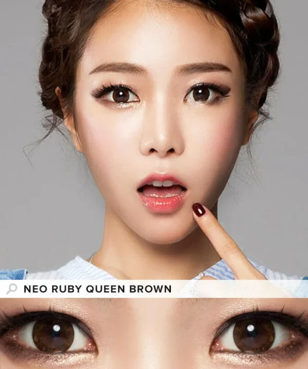NEO-彩色散光美瞳推薦-Ruby-Queen-Brown-自動定位對焦不跑位技術