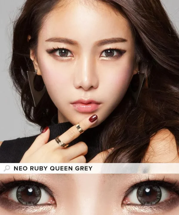 NEO-彩色散光美瞳推薦-Ruby-Queen-Gray-防轉動穩定對焦技術