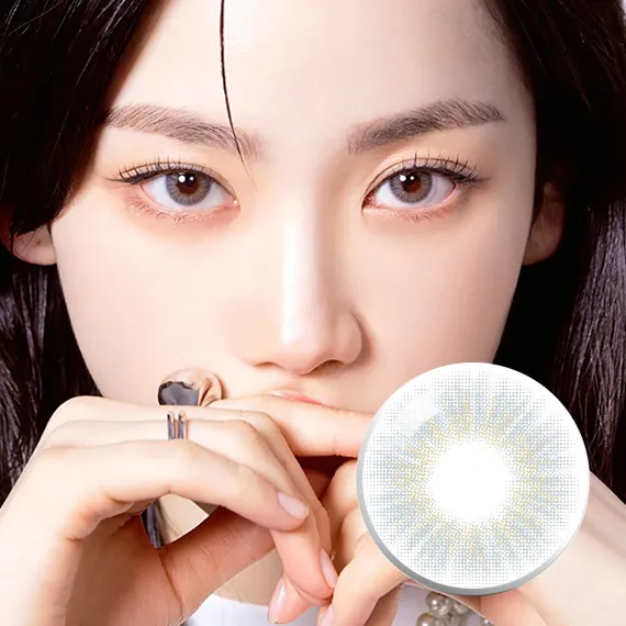 Olola Heirless 灰色 彩色隱形眼鏡 (月拋/2片)