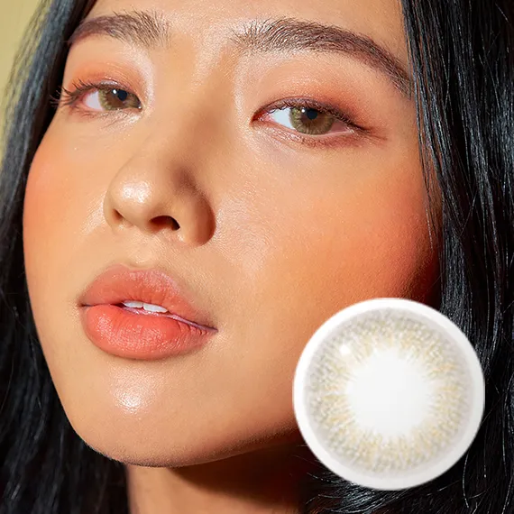 Hapa Cheerful Kristin 綠色 美瞳隱眼 (月拋/2片)