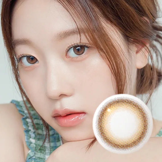 Hapa Glazed Kristin 1Month 巧克力棕色 美瞳隱眼 (月拋/2片)