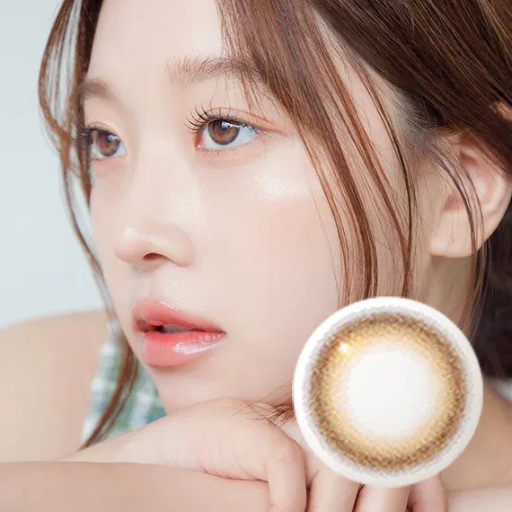 Hapa 散光片 Glazed Kristin Toric 1Day 巧克力棕色 美瞳隱眼 (日拋/10片)