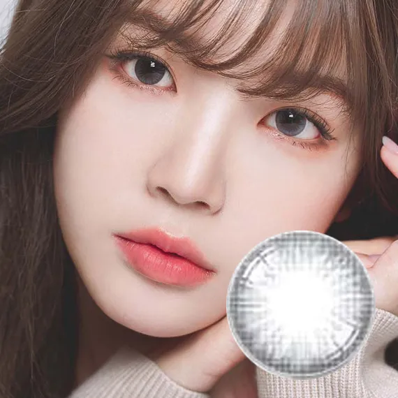 Hapa Okurrr Kristin 1Day 灰色 美瞳隱眼 (日拋/10片)