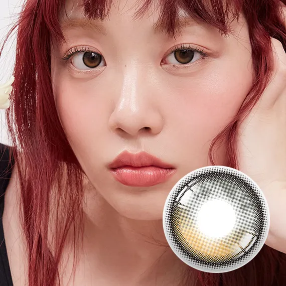 Hapa Secretive Kristin 黑色 美瞳隱眼 (月拋/2片)