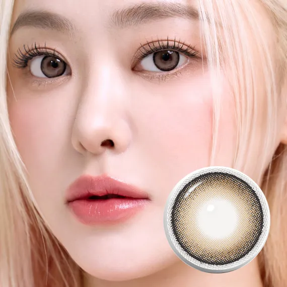 I-Sha Dekame Look At Me 棕色 彩色隱形眼鏡 (月拋/2片)