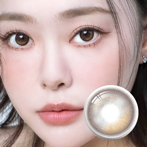 I-Sha Oriana Edge Plus Shade 棕色 彩色隱形眼鏡 (月拋/2片)