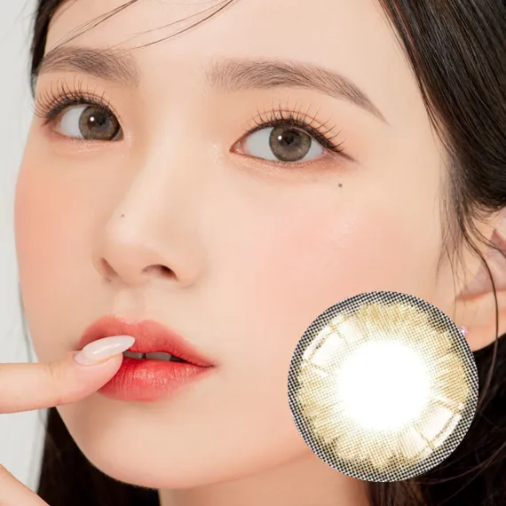 Lensrang Hello 棕色 美瞳隱眼 (月拋/2片)