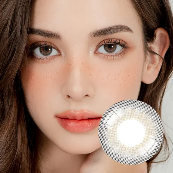 Lensrang Iwwinka 灰色 美瞳隱眼 (月拋/2片)