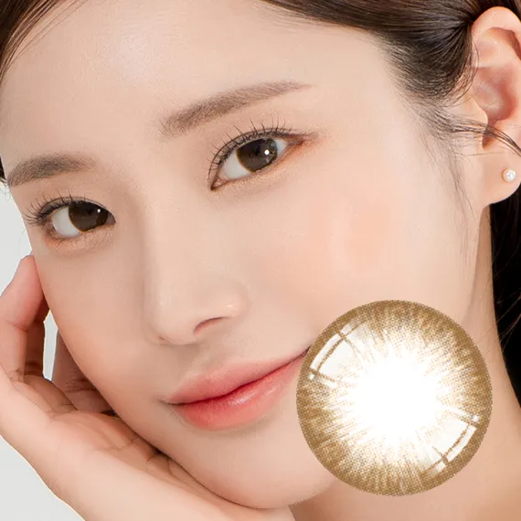 Lensrang Iwwiny 棕色 美瞳隱眼 (月拋/2片)