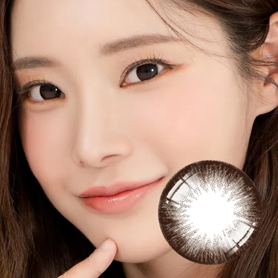 Lensrang Iwwiny 巧克力棕色 美瞳隱眼 (月拋/2片)