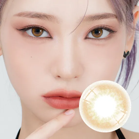 Lensrang Real 棕色 美瞳隱眼 (月拋/2片)