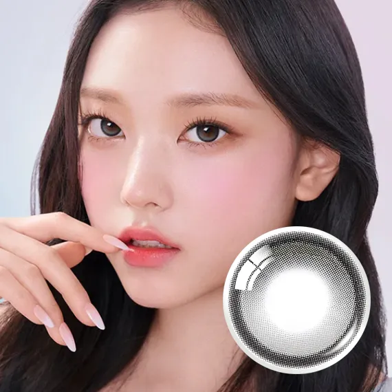 OLENS-Big-Glowy-Gray-月拋-NewJeans成員實戴款冰晶冷灰水光美瞳