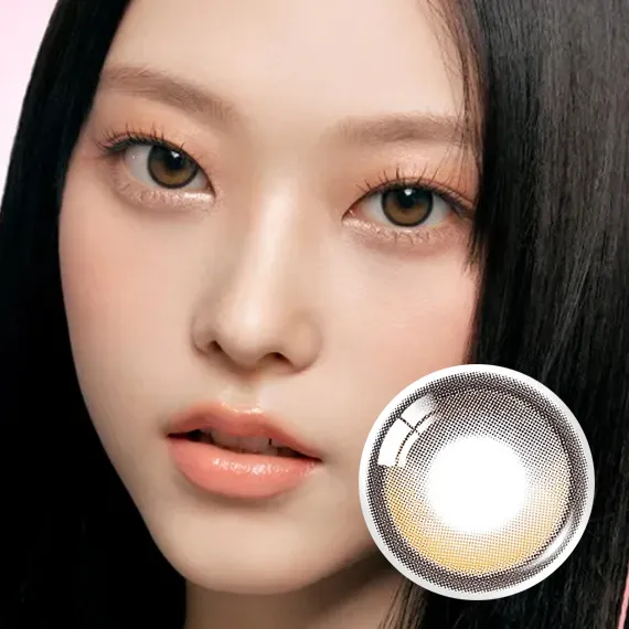 OLENS-Big-Glowy-Hazel-月拋-NewJeans成員同款榛果棕色水光眼神