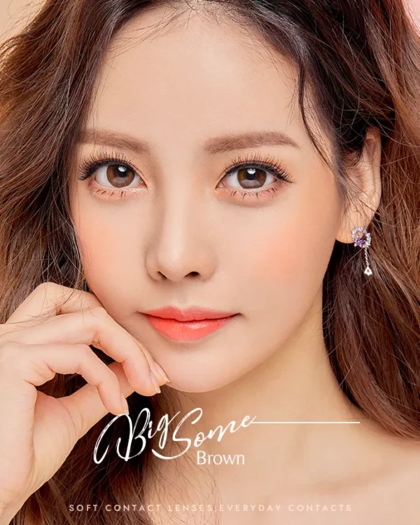 OLENS-Bigsome-Brown-月拋規格-14.2mm鏡片直徑與13.8mm著色直徑細節
