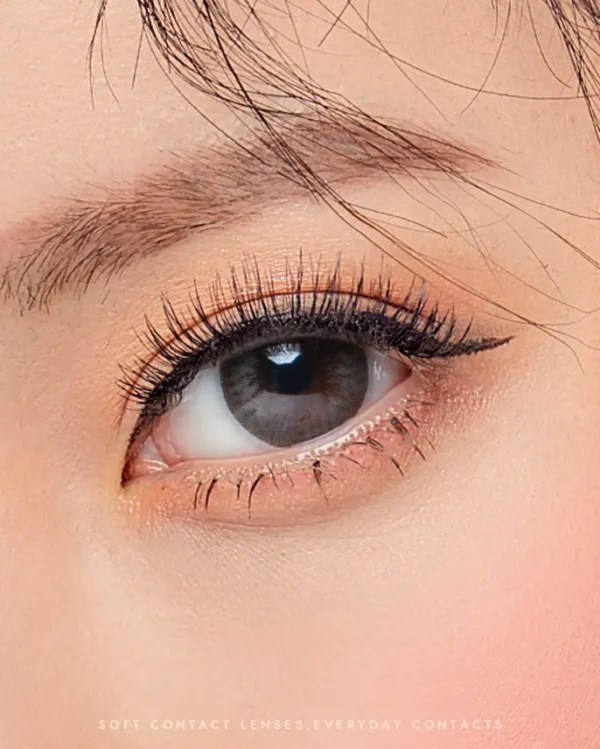 OLENS-Bigsome-Gray-黑色粗邊鎖邊設計-打造洋娃娃般的圓潤大眼效果